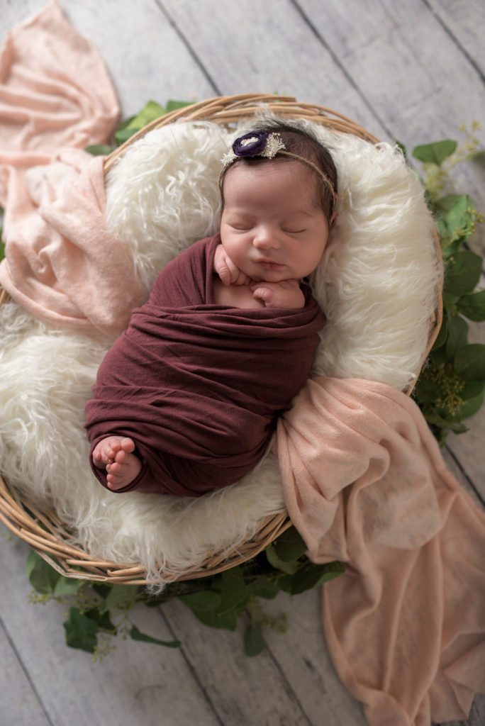 Charlotte Newborn Photography posed in-home