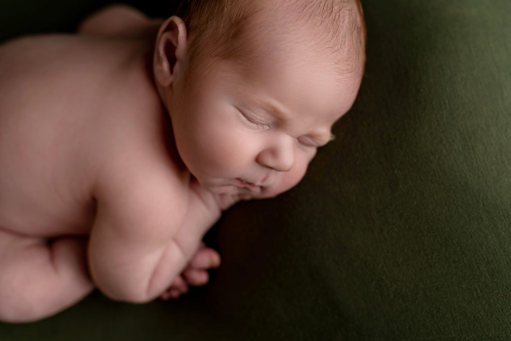 Photographer of Newborn Babies in Houston - Those Chubby Cheeks