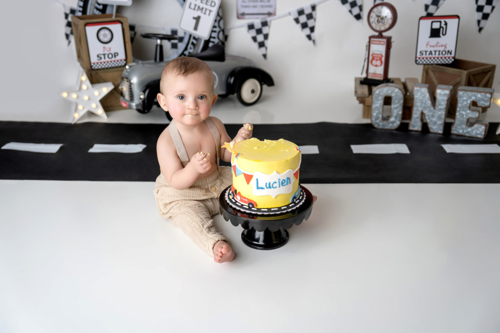 Peek-a-Boo Berry Smash Cake  First Birthday Party - Little Rusted